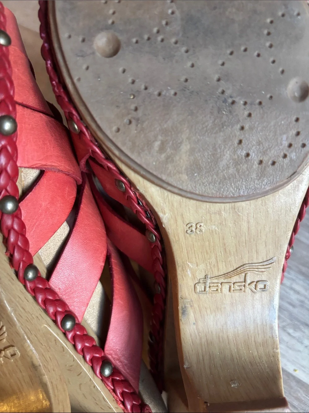 Dansko Tory‎ Wedge Sandal Woven Leather